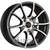 Racing Wheels H-470 6.5x15 5x114.3 ET40 DIA67.1 BK/FP