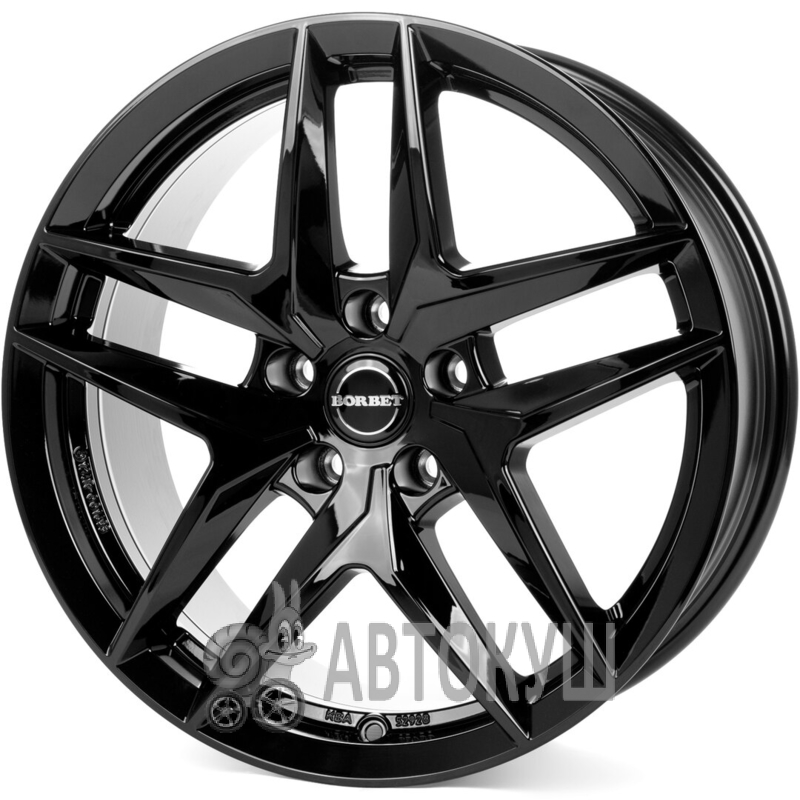 Borbet Z 7,5×17 5×112 ET36 DIA66,5 Black