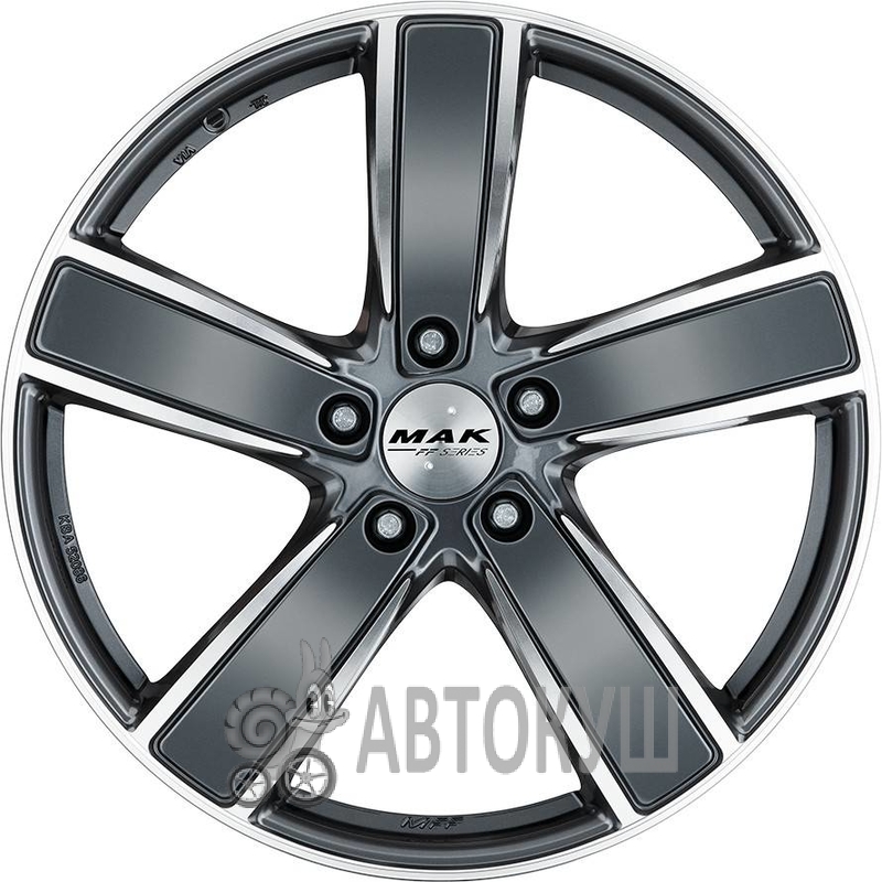 Mak Turismo D-FF 10,5×20 5×130 ET64 DIA71,6 GMMF