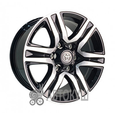 Replica TY718 7,5×17 6×139,7 ET25 DIA106,1 BKF