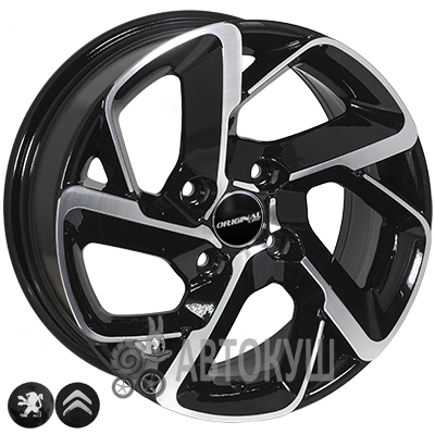 Zorat Wheels BK5714 6,5×15 4×108 ET25 DIA65,1 BP