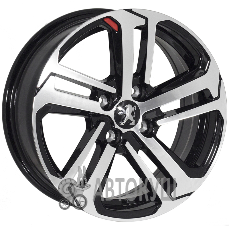Zorat Wheels ZW-BK5447 6,5×16 4×108 ET20 DIA65,1 BP
