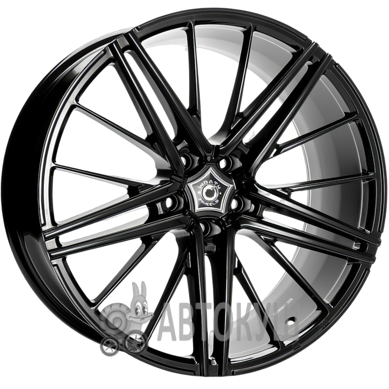 Wrath Wheels WF-5 10×20 5×120 ET38 DIA74,1 Black