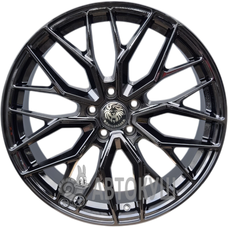 KONIGSRADER KR3 8,5×19 5×108 ET45 DIA72,6 Black