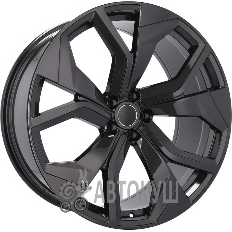 Racing line B1637 10×22 5×112 ET21 DIA66,6 BL