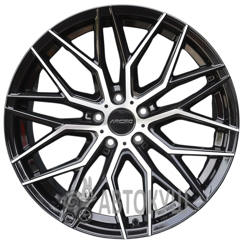 Arceo Valencia 8,5×19 5×120 ET38 DIA72,6 Black