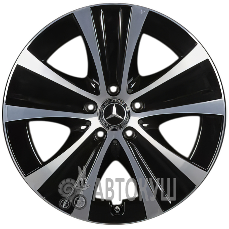 Mercedes OEM A2134013700 8×18 5×112 ET43 DIA66,6 BKF