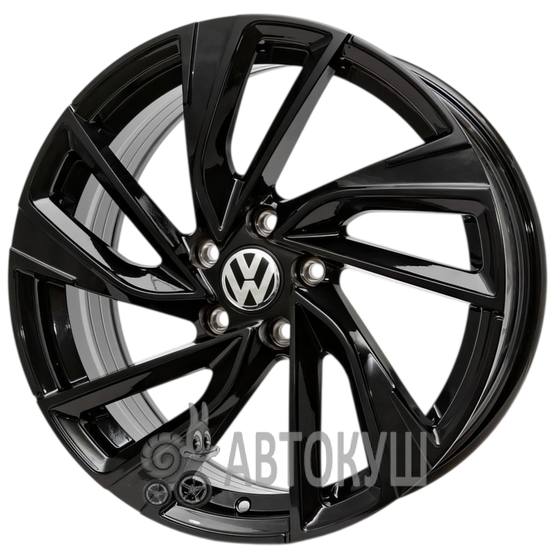 Replica VW6111 7×17 5×112 ET45 DIA57,1 Black
