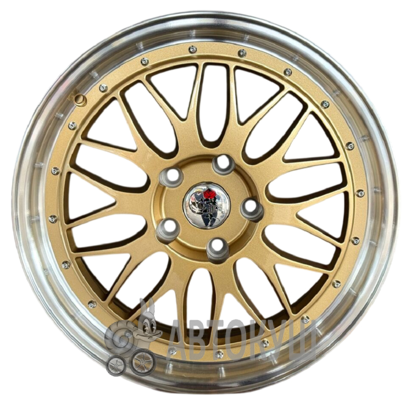 KollarWheels R0306 7,5×17 5×114,3 ET35 DIA67,1 Gold