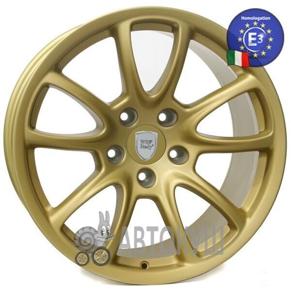 WSP Italy Porsche (W1052) Corsair 8,5×19 5×130 ET53 DIA71,6 Gold
