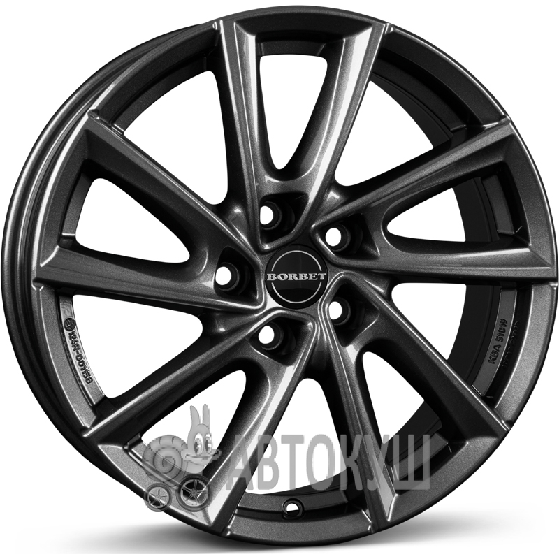 Borbet V 7×17 5×112 ET48,5 DIA66,5 ANTHR