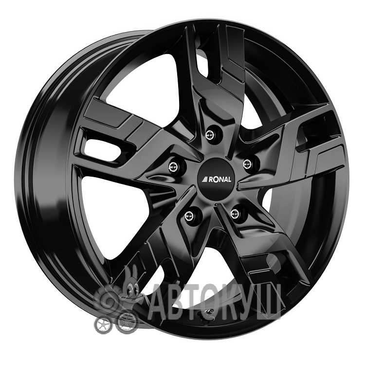 Ronal R64 7×17 5×114,3 ET45 DIA66,1 Jet black