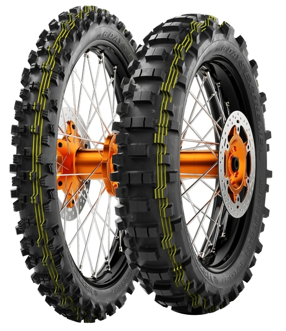 METZELER 140/80-18 MCE 6 DAYS EXTREME FIM SUPER SOFT 70M TT M+S TYŁ DOT 04-06/2025