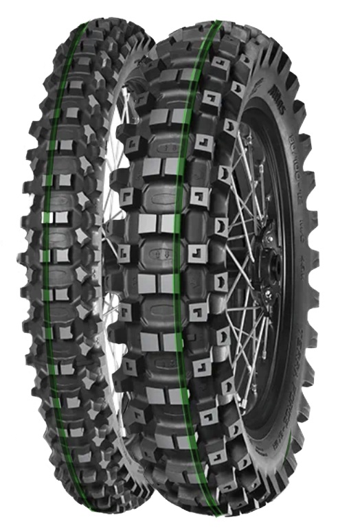 MITAS 100/100-18 TERRA FORCE-EX MH SUPER LIGHT 59M TT TYŁ (ZIELONY PASEK) DOT 03-04/2026 (ZAMIENNIK:70000101)