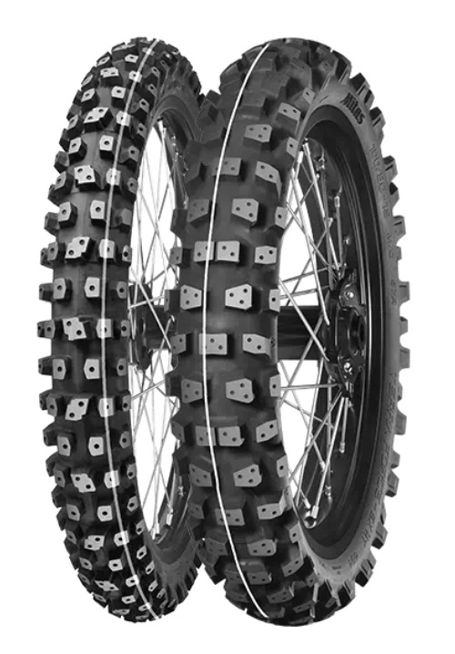 MITAS 110/90-19 TERRA FORCE-EX HT ICE 62M TT TYŁ (BIAŁY PASEK) DOT 35/2025 (zamiennik:70000290,70000303)