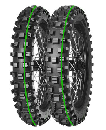 MITAS 120/90-18 TERRA FORCE-EX XT-754 SUPER LIGHT 65M TT TYŁ (ZIELONY PASEK) DOT 01-50/2025 (460102) (zamiennik:70000224)
