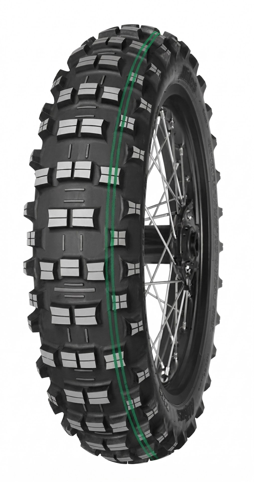MITAS 140/80-18 TERRA FORCE-EF PRO SUPER SOFT 70M TT TYŁ (PODWÓJNY ZIELONY PASEK) DOT 43/2025 (460101) (ZAMIENNIK:70000252)