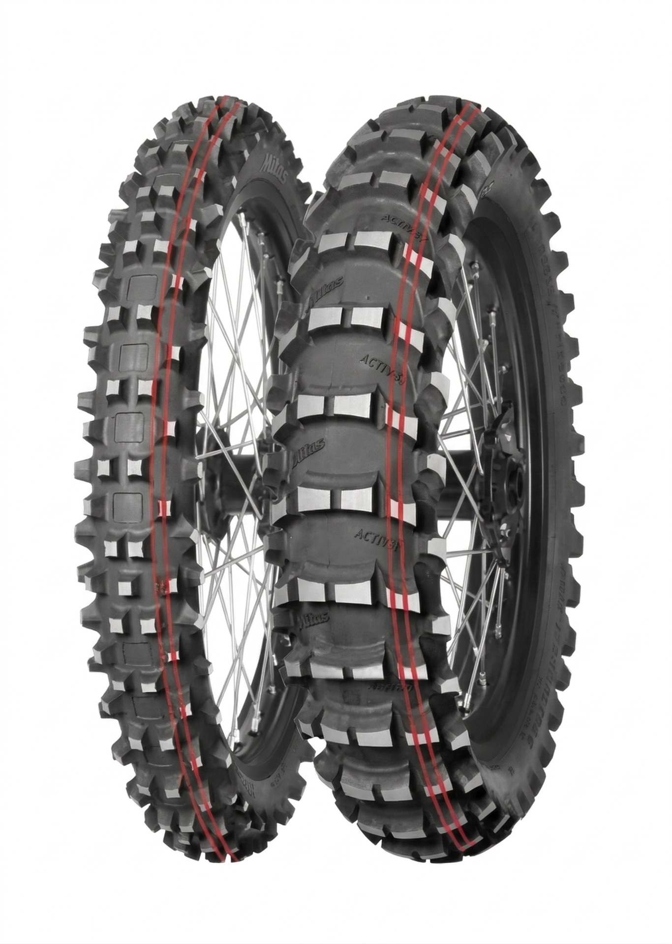 MITAS 80/100-21 TERRA FORCE-MX SAND (PODWÓJNY CZERWONY PASEK) 51M TT PRZÓD DOT 2025 (DOT:XVDP) (ZAMIENNIK:70000143)