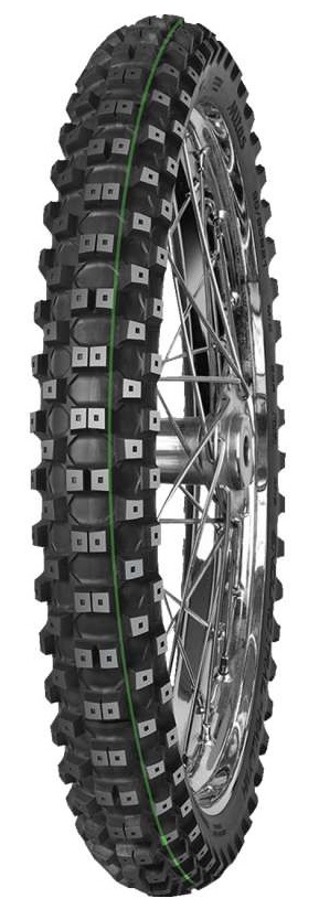 MITAS 90/90-21 (3.00-21) ENDURO TRAIL-RALLY MH SUPER LIGHT (ZIELONY PASEK) 54R M+S TT PRZÓD DOT 20/2024 (460145) (ZAMIENNIK:70000280)