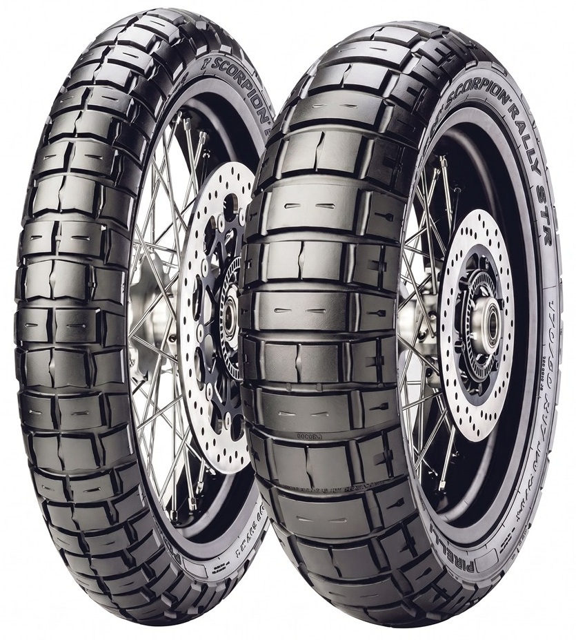 PIRELLI 110/80R19 SCORPION RALLY STR 59V M+S M/C TL PRZÓD DOT 49/2025