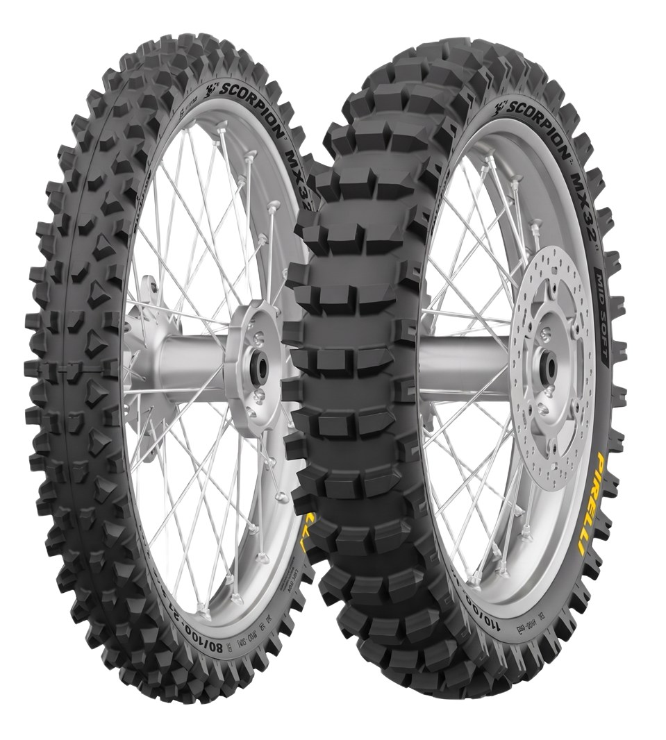 PIRELLI 120/80-19 NEW SCORPION MX32 MID SOFT 63M NHS TT TYŁ DOT 12-13/2026